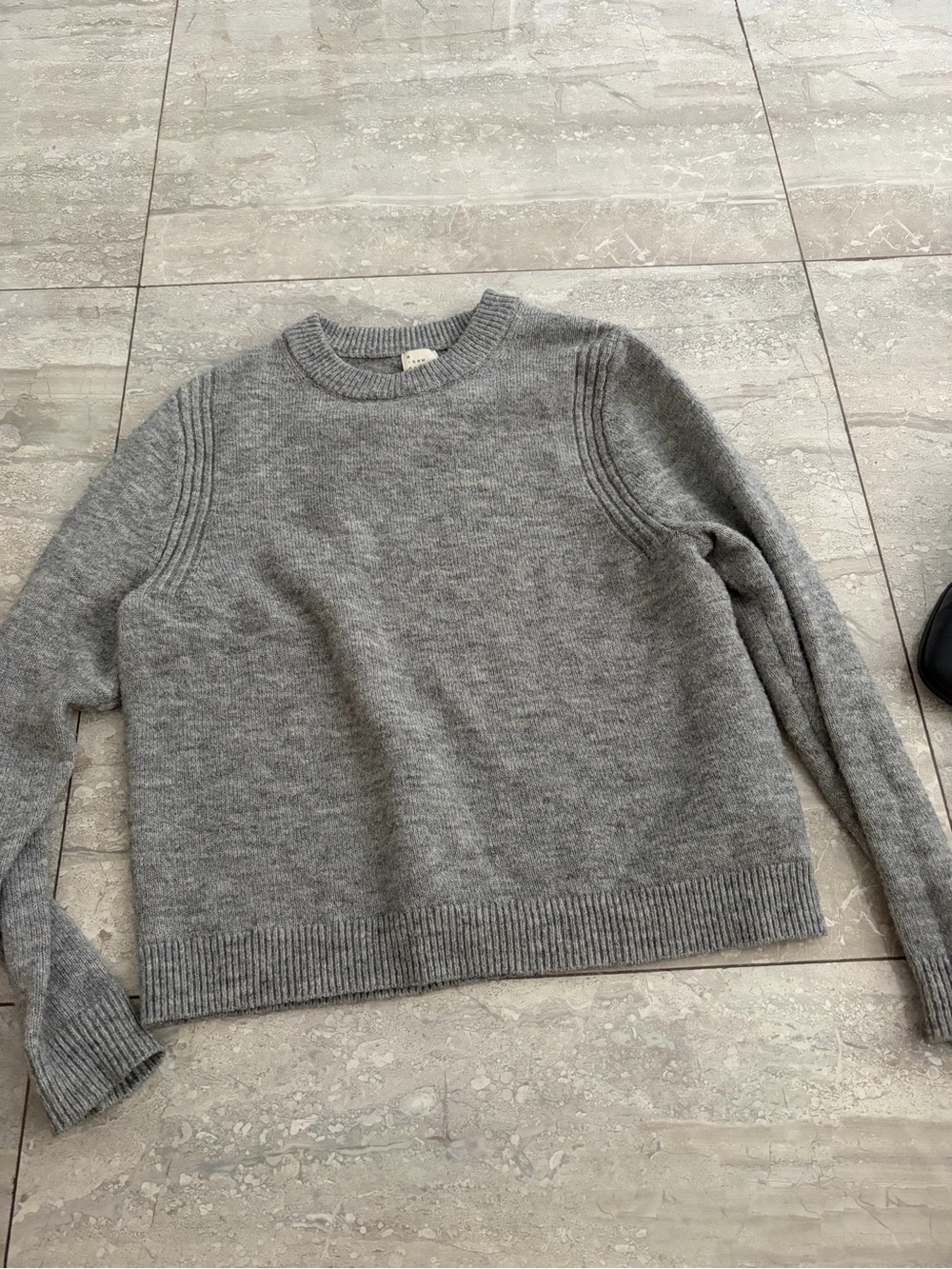 a new day Heather Gray Crewneck Sweater